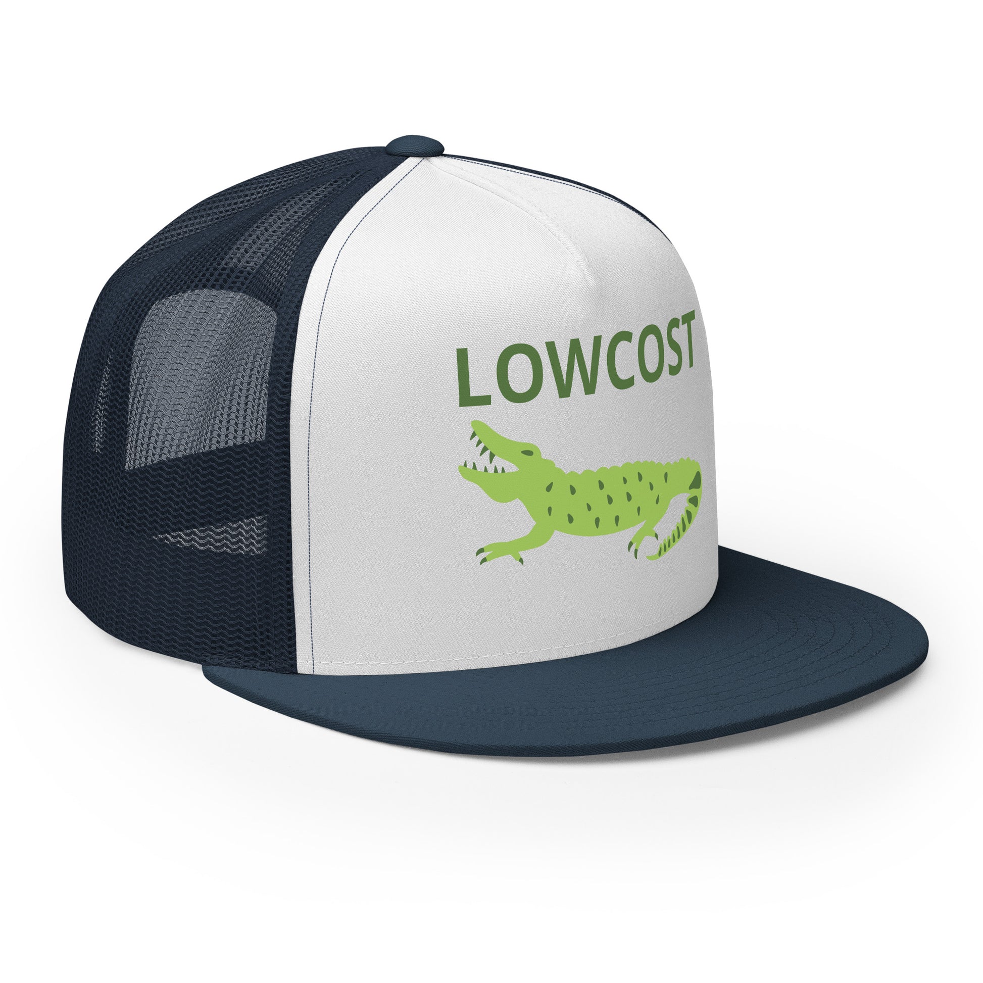 Casquette Trucker, brodée « Lowcost », vue de trois quarts, image 26