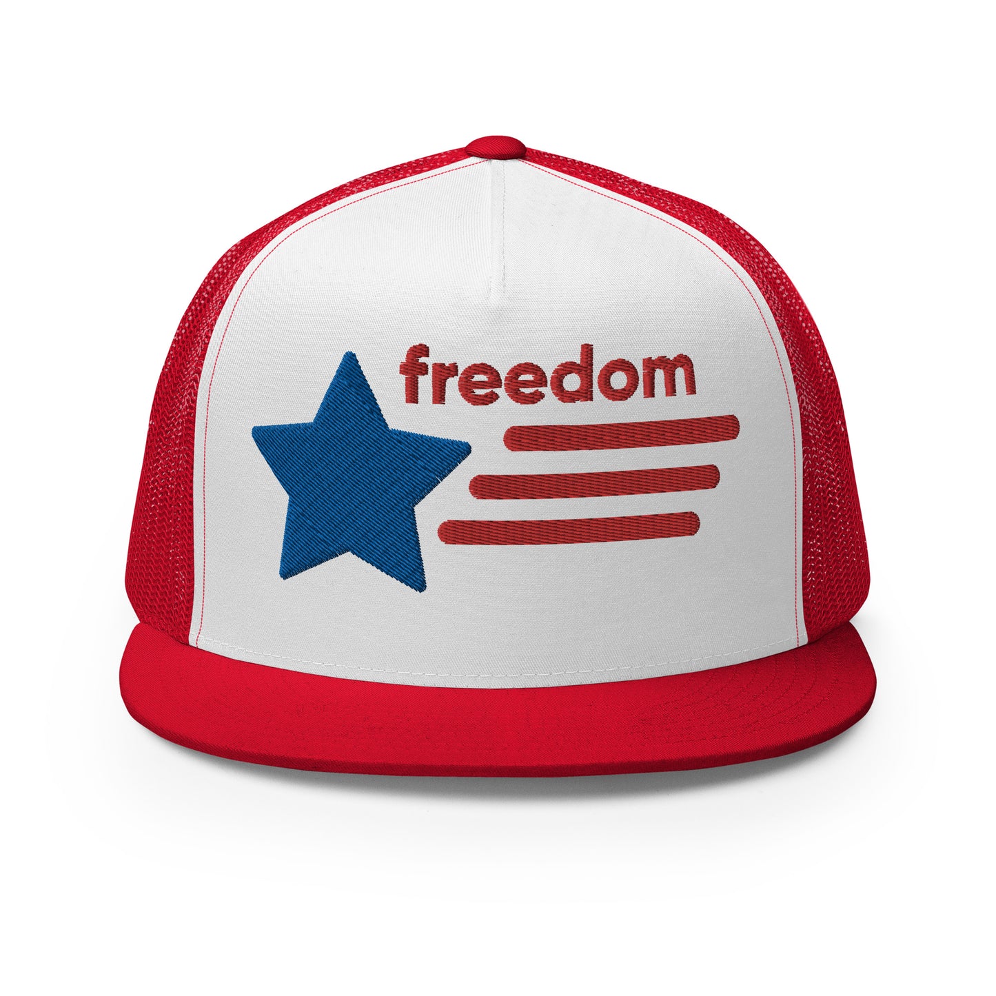 Casquette Trucker de couleur rouge "Freedom USA"