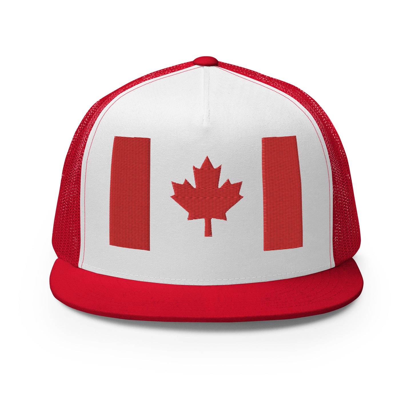 Casquette Trucker de couleur rouge "Drapeau Canada"