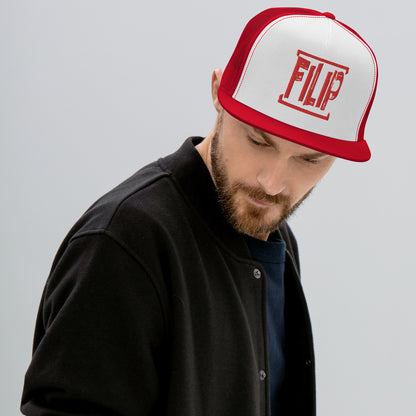 Casquette Trucker de couleur rouge "Filip"