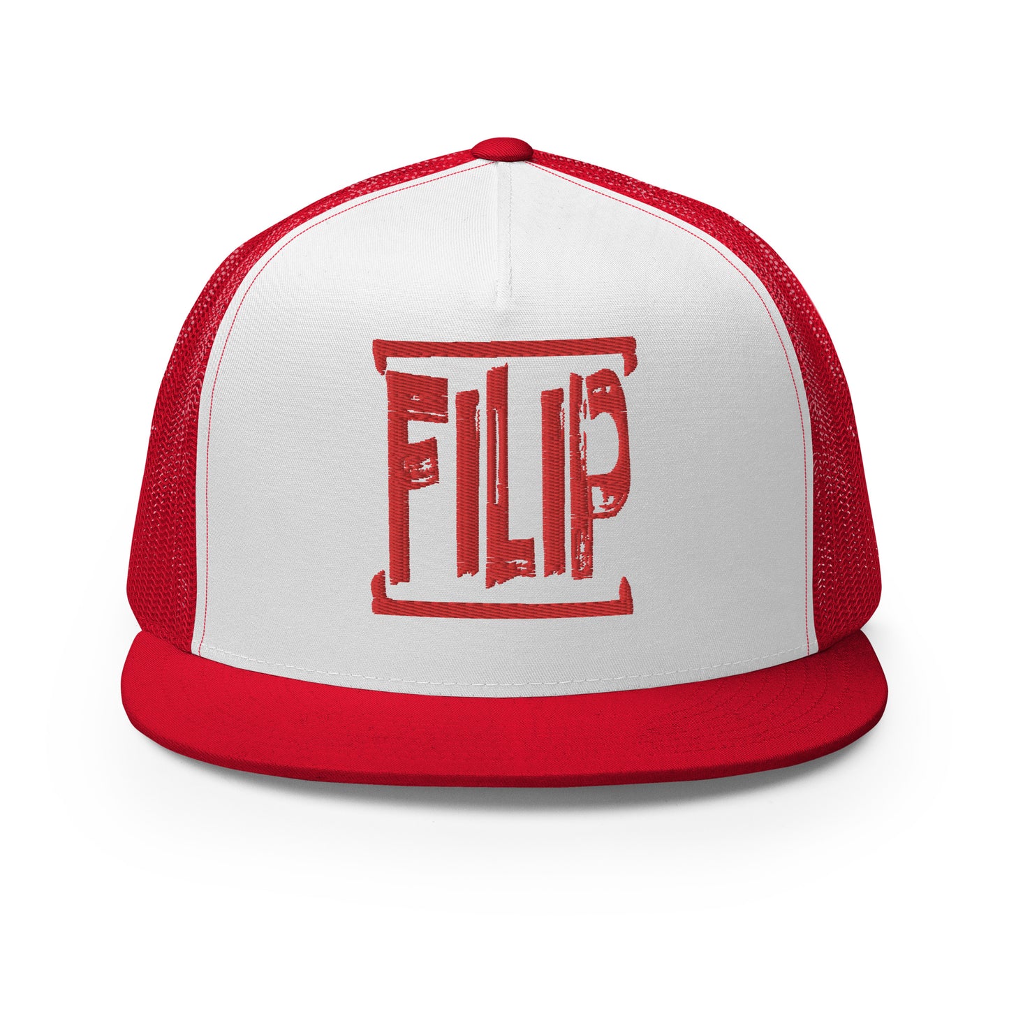 Casquette Trucker de couleur rouge "Filip"