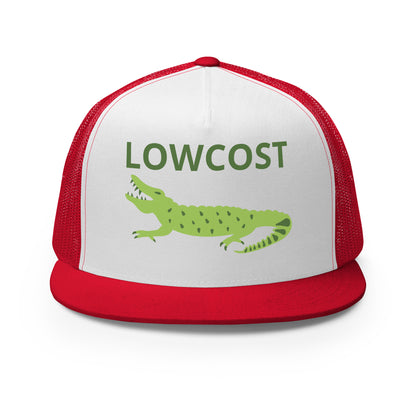 Casquette Trucker, brodée « Lowcost », vue de face, image 15