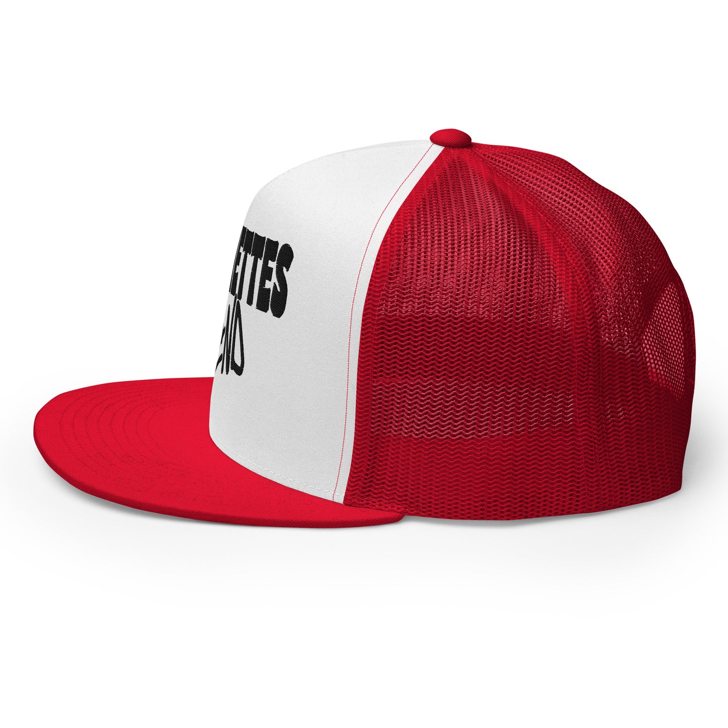 Casquette Trucker de couleur rouge "Casquettes Land"