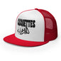 Casquette Trucker de couleur rouge "Casquettes Land"