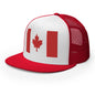 Casquette Trucker de couleur rouge "Drapeau Canada"