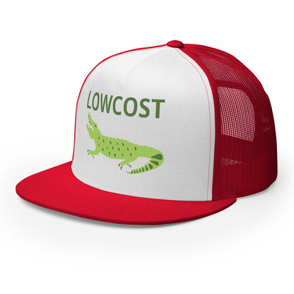 Casquette Trucker, brodée « Lowcost », vue de trois quarts, image 18