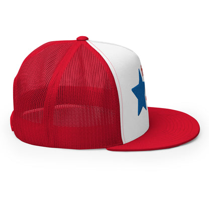 Casquette Trucker de couleur rouge "Freedom USA"