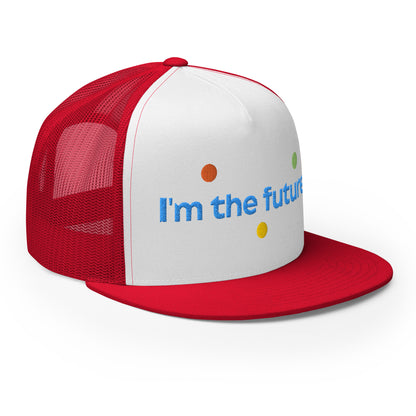 Casquette Trucker de couleur rouge "I'm The Future"