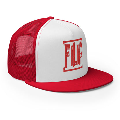 Casquette Trucker de couleur rouge "Filip"