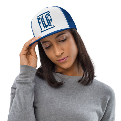 Casquette Trucker de couleur bleue "Filip"