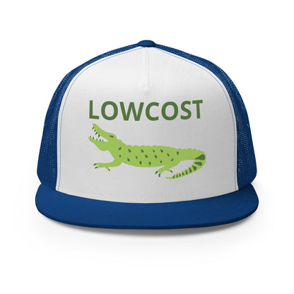 Casquette Trucker, brodée « Lowcost », vue de face, image 27