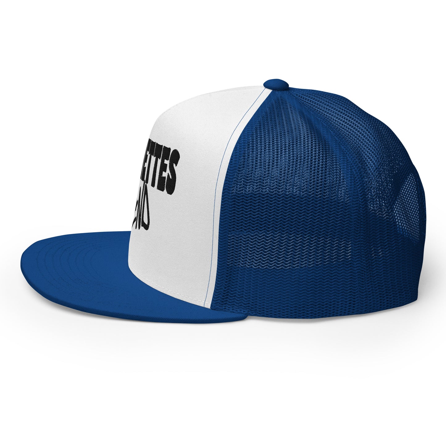 Casquette Trucker de couleur bleu "Casquettes Land"