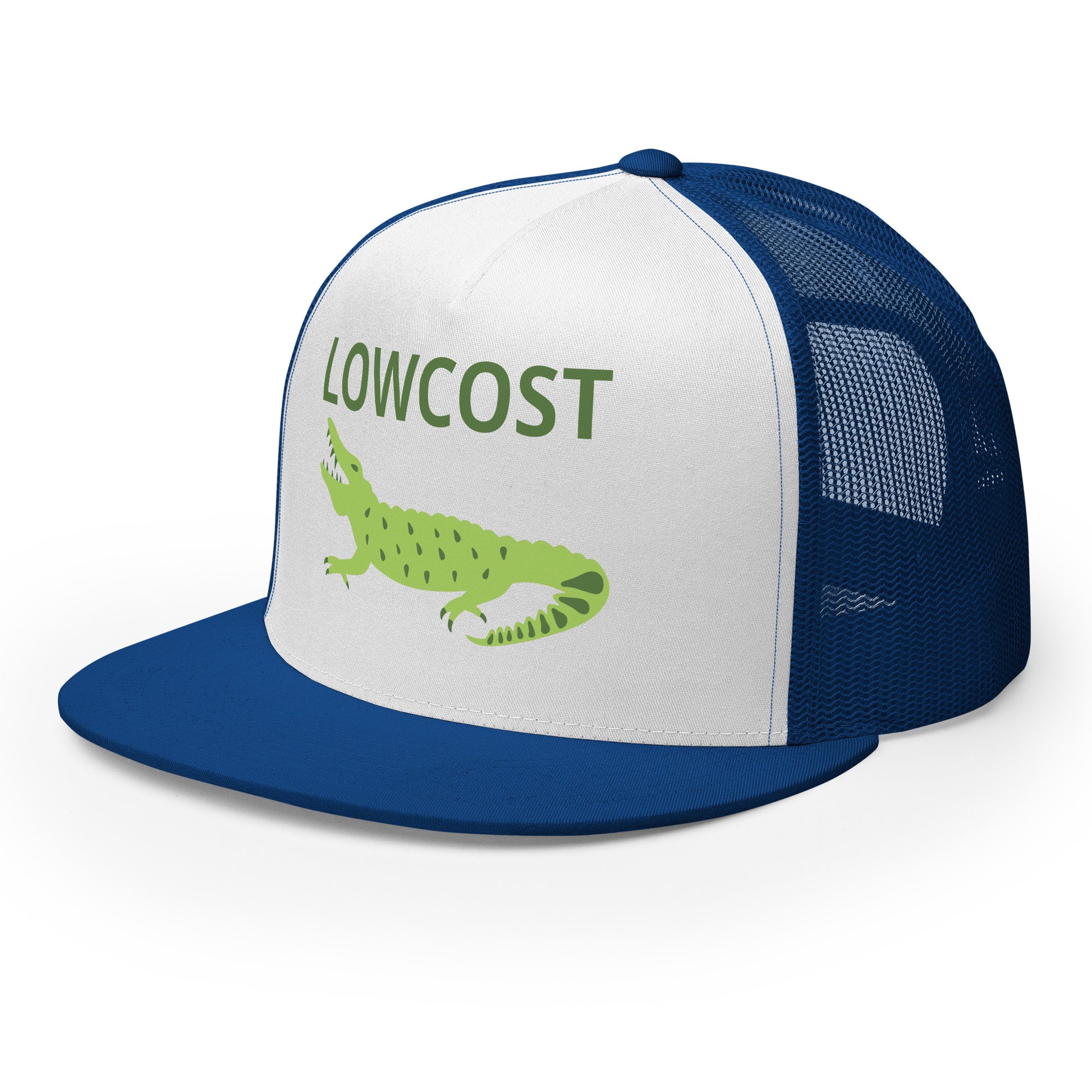 Casquette Trucker, brodée « Lowcost », vue de trois quarts, image 30