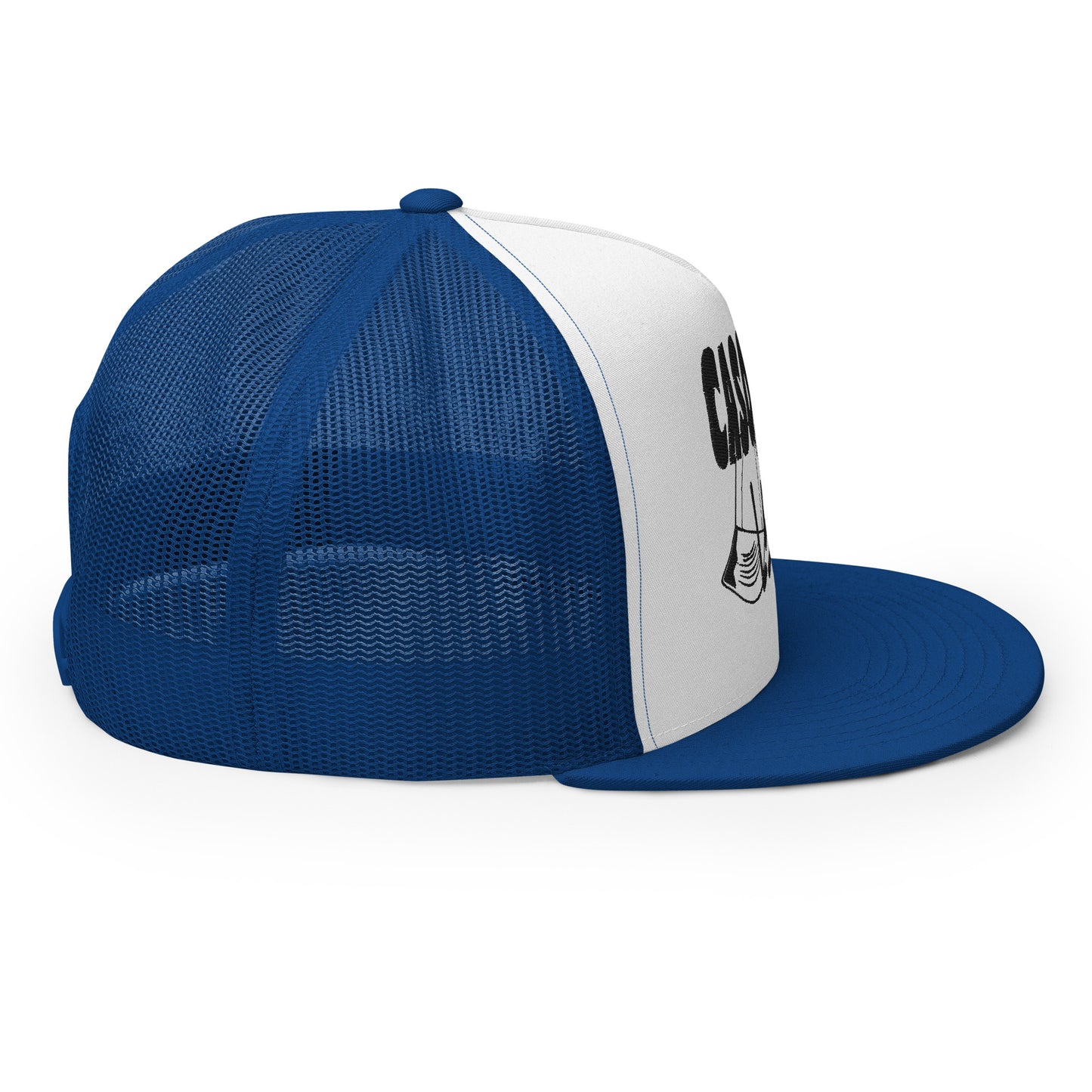 Casquette Trucker de couleur bleu "Casquettes Land"