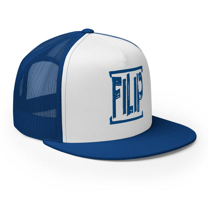 Casquette Trucker de couleur bleue "Filip"