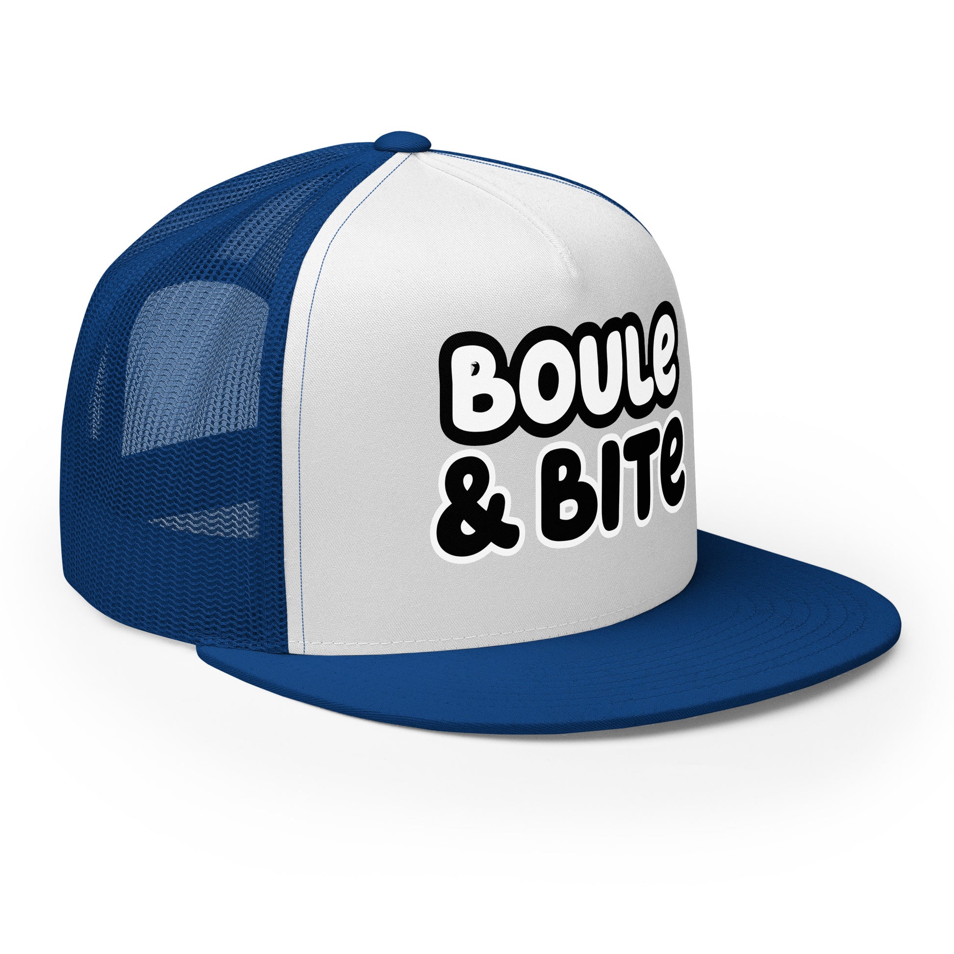 Casquette Trucker, brodée « Boule & Bite », vue de trois quarts, image 29