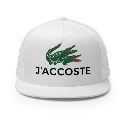 Casquette Trucker, brodée « J'accoste », vue de face, image 31