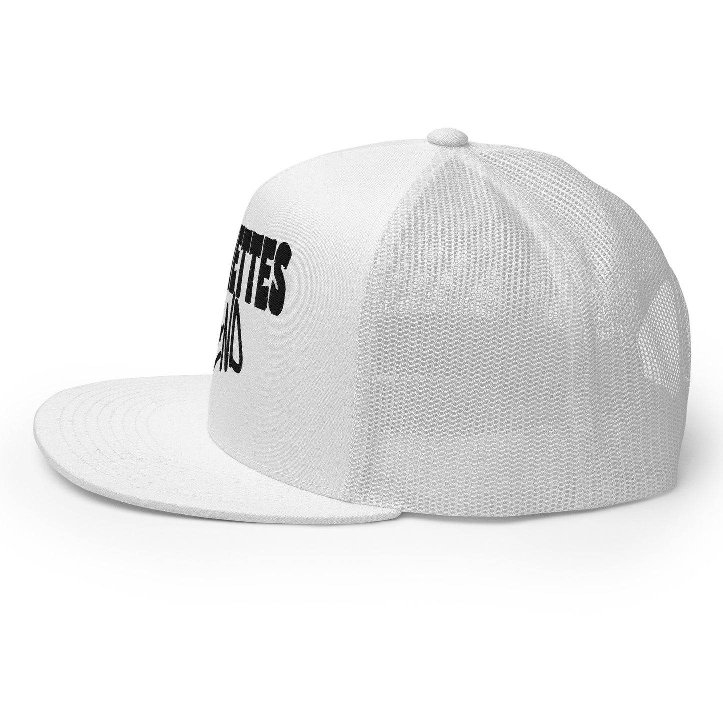 Casquette Trucker de couleur blanche "Casquettes Land"