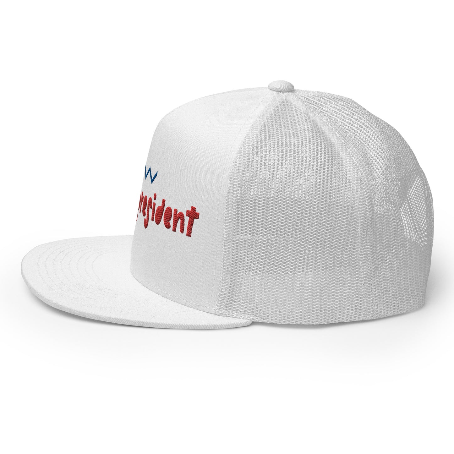 Casquette Trucker de couleur blanche "Future President"