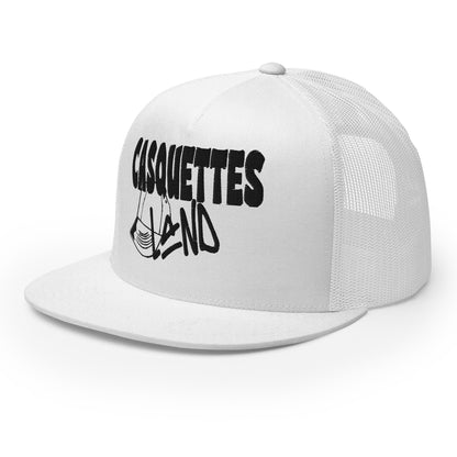 Casquette Trucker de couleur blanche "Casquettes Land"