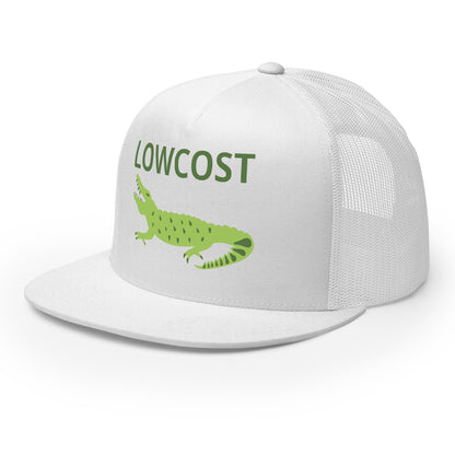 Casquette Trucker, brodée « Lowcost », vue de trois quarts, image 41