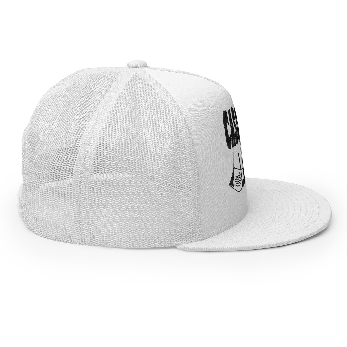 Casquette Trucker de couleur blanche "Casquettes Land"