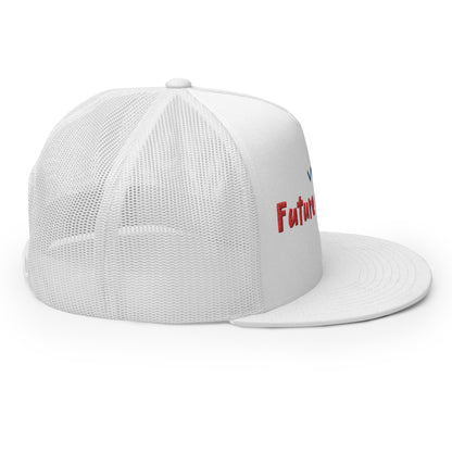 Casquette Trucker de couleur blanche "Future President"