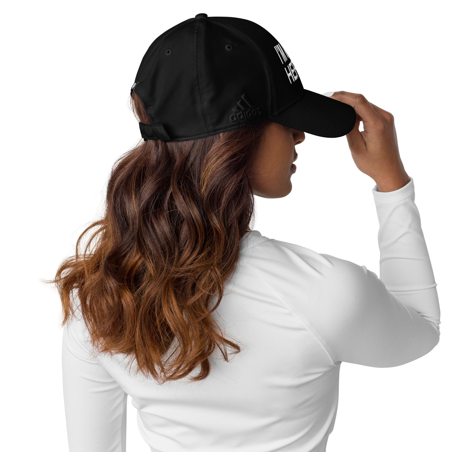 Casquette de Baseball Adidas de couleur noire "I'm with her"