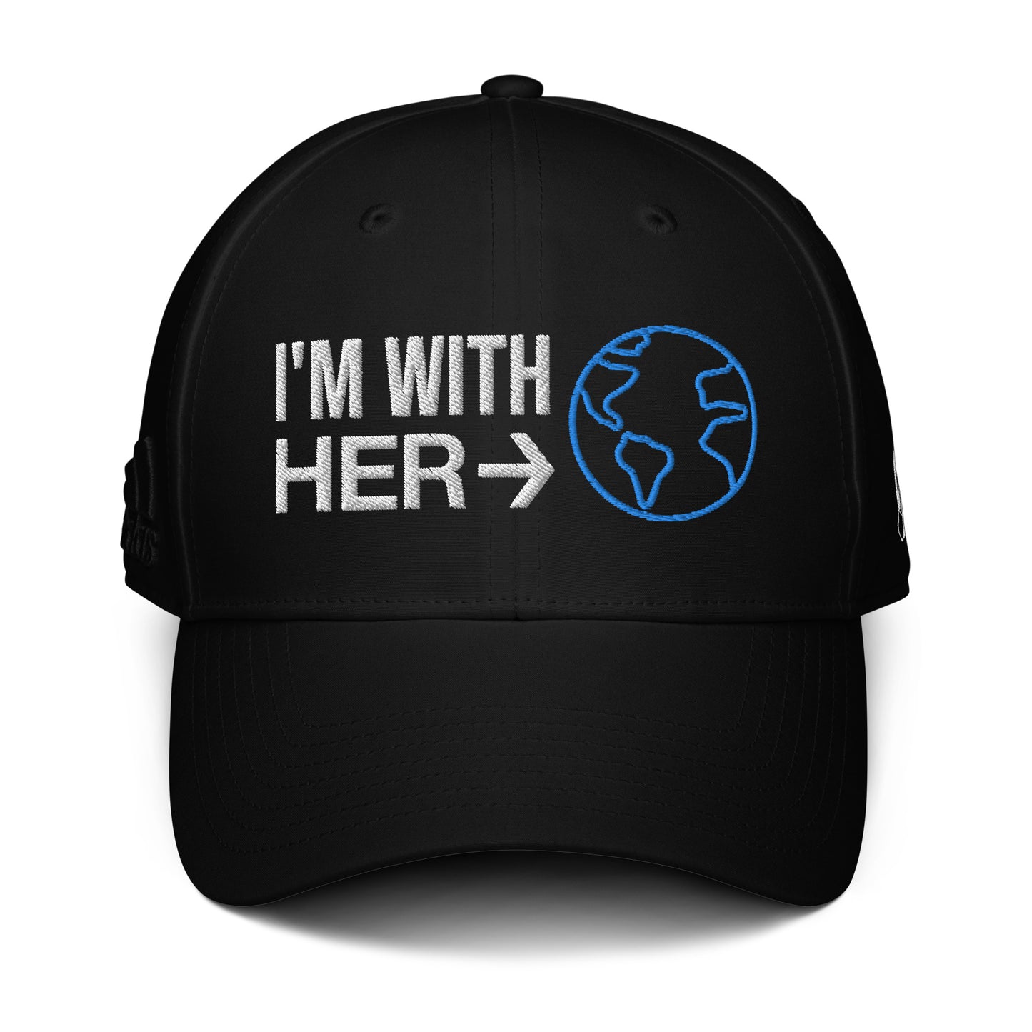 Casquette de Baseball Adidas de couleur noire "I'm with her"