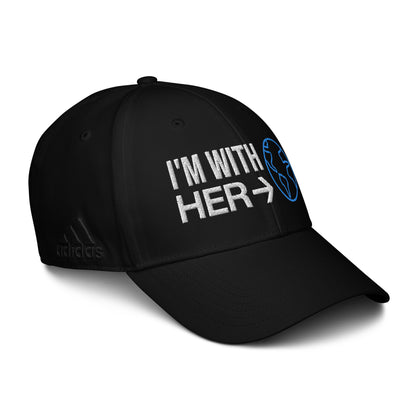 Casquette de Baseball Adidas de couleur noire "I'm with her"