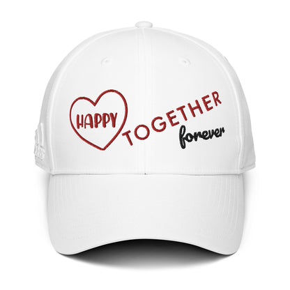 Casquette de Baseball Adidas de couleur blanche "Happy, Together Forever"