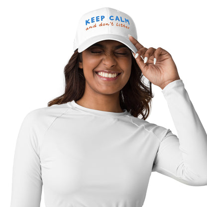 Casquette de Baseball Adidas de couleur blanche "Keep Calm ..."