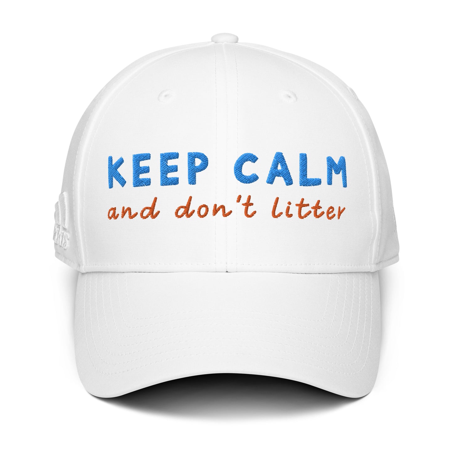 Casquette de Baseball Adidas de couleur blanche "Keep Calm ..."