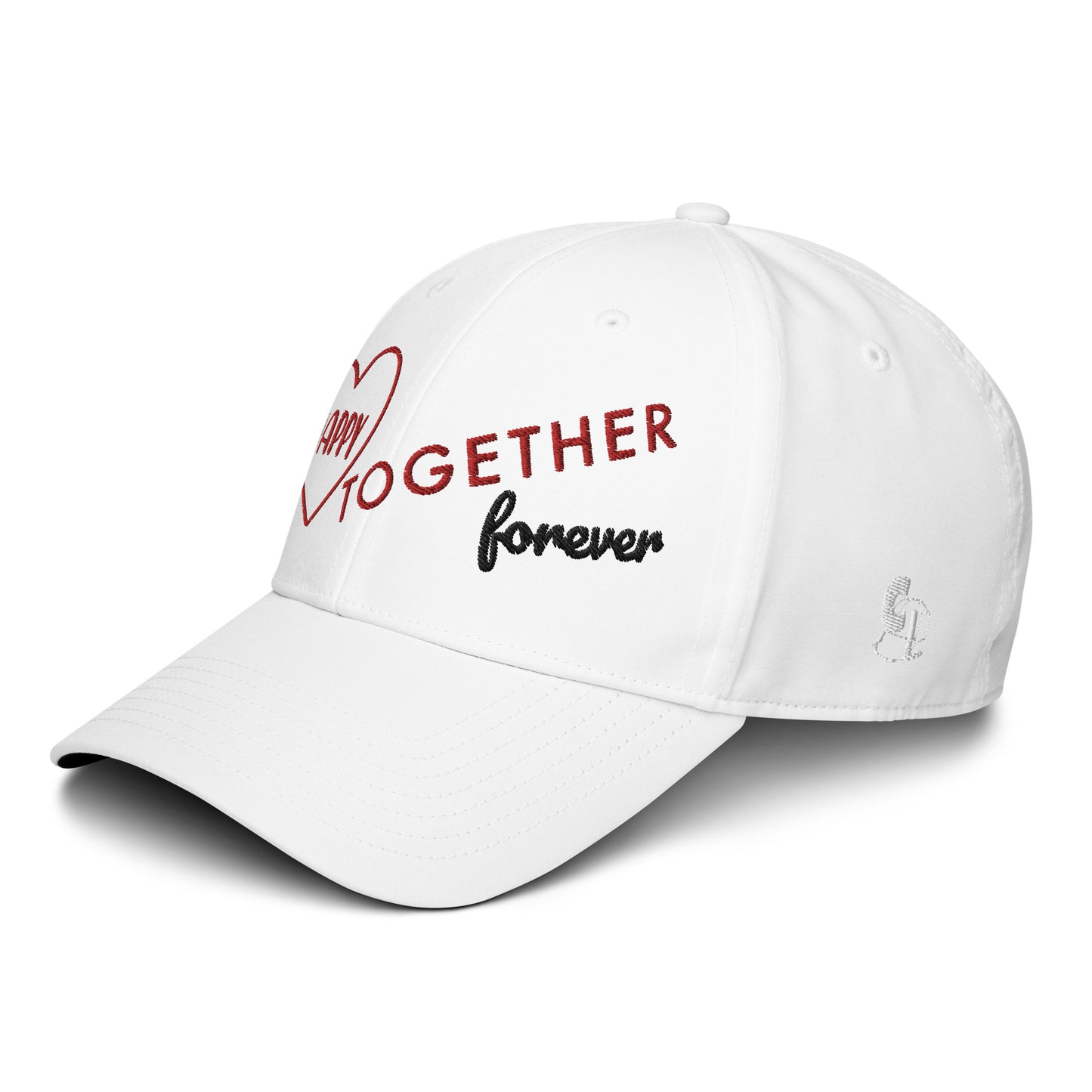 Casquette de Baseball Adidas de couleur blanche "Happy, Together Forever"