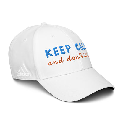 Casquette de Baseball Adidas de couleur blanche "Keep Calm ..."