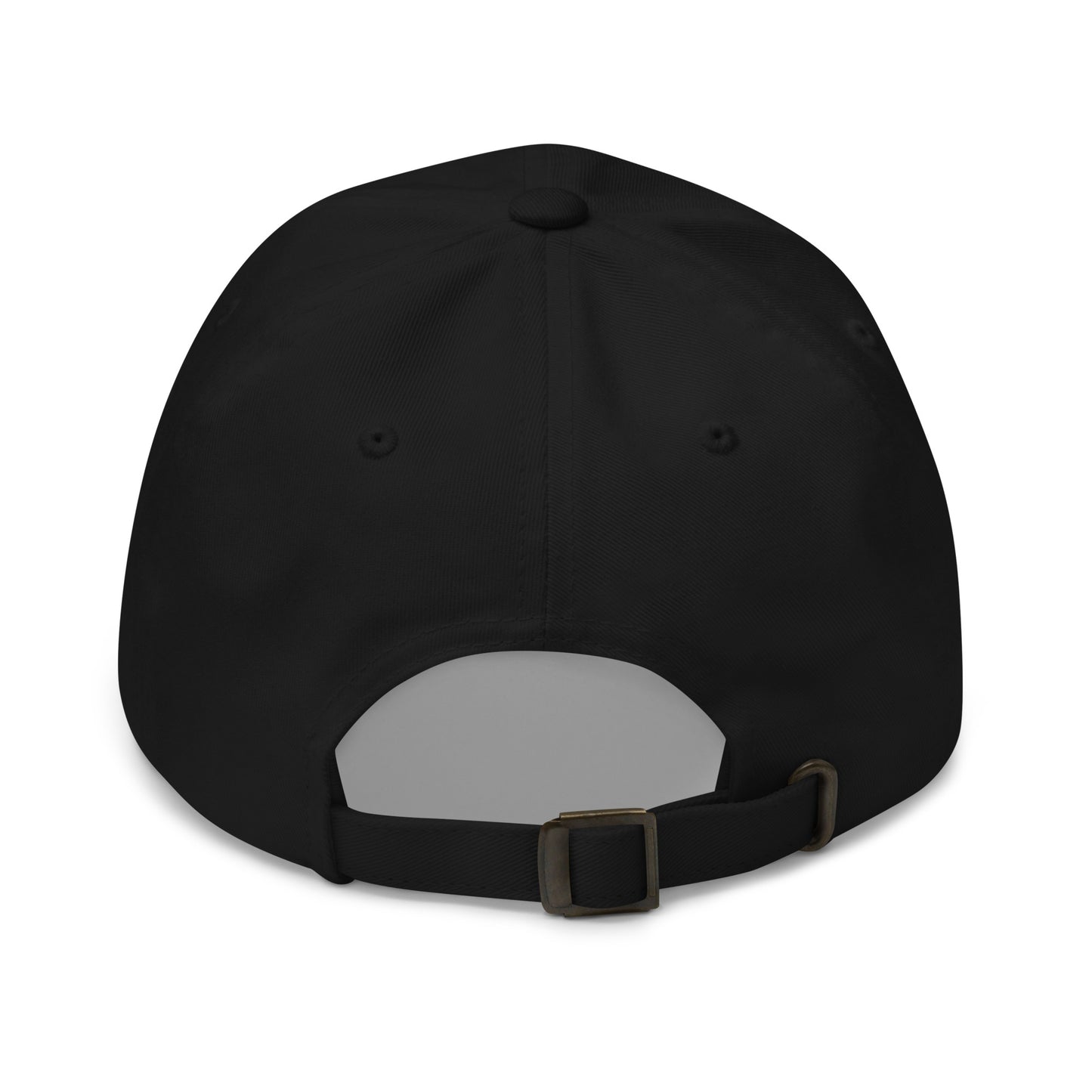 Casquette Baseball, brodée « Evolution de l'homme jusqu'à un guitariste », en Noir, vue arrière, image 16