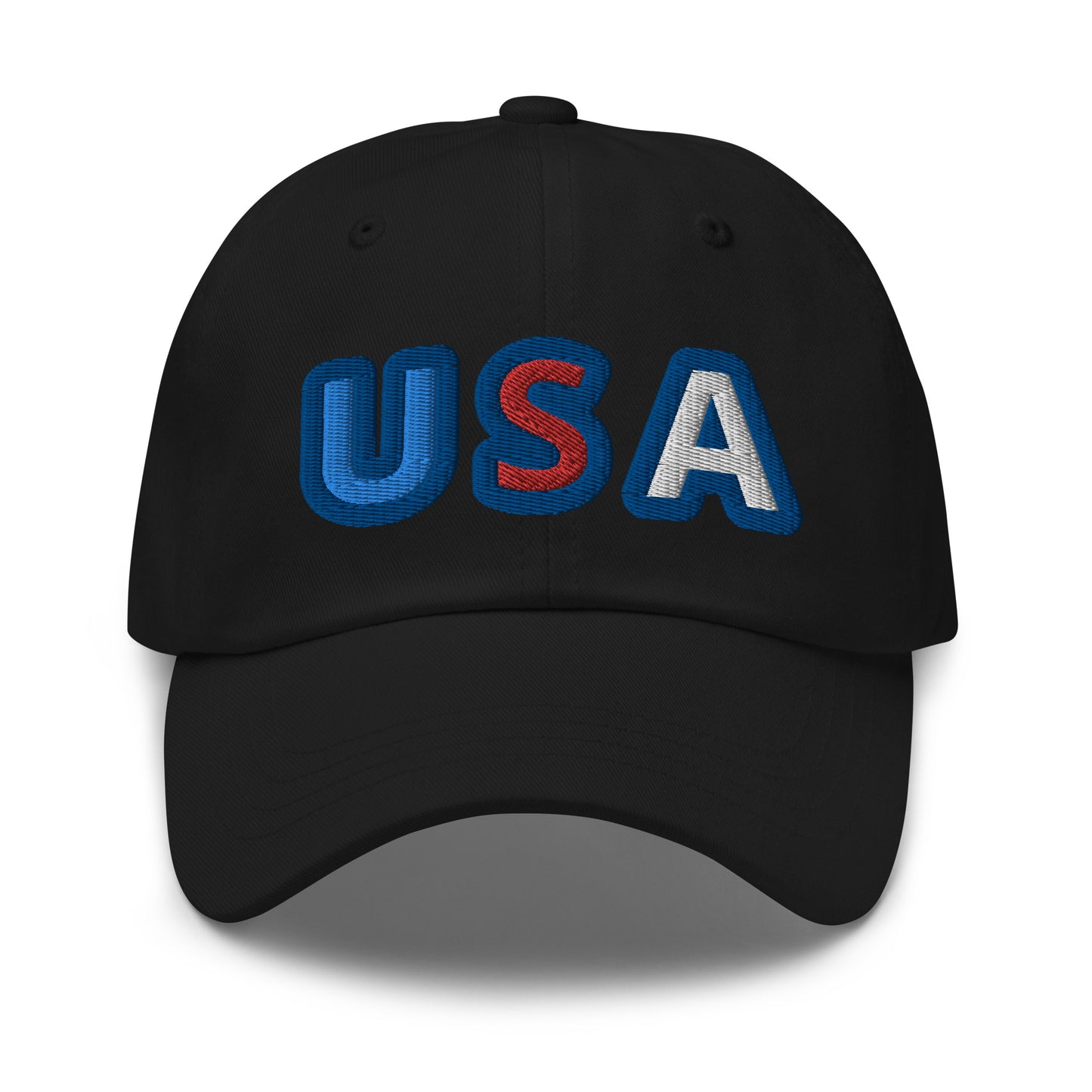 Casquette de Baseball de couleur noire "USA"