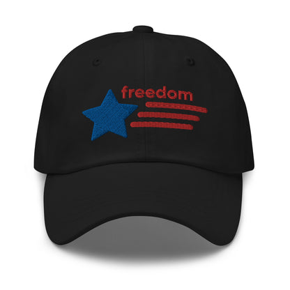 Casquette de Baseball de couleur noire "Freedom"