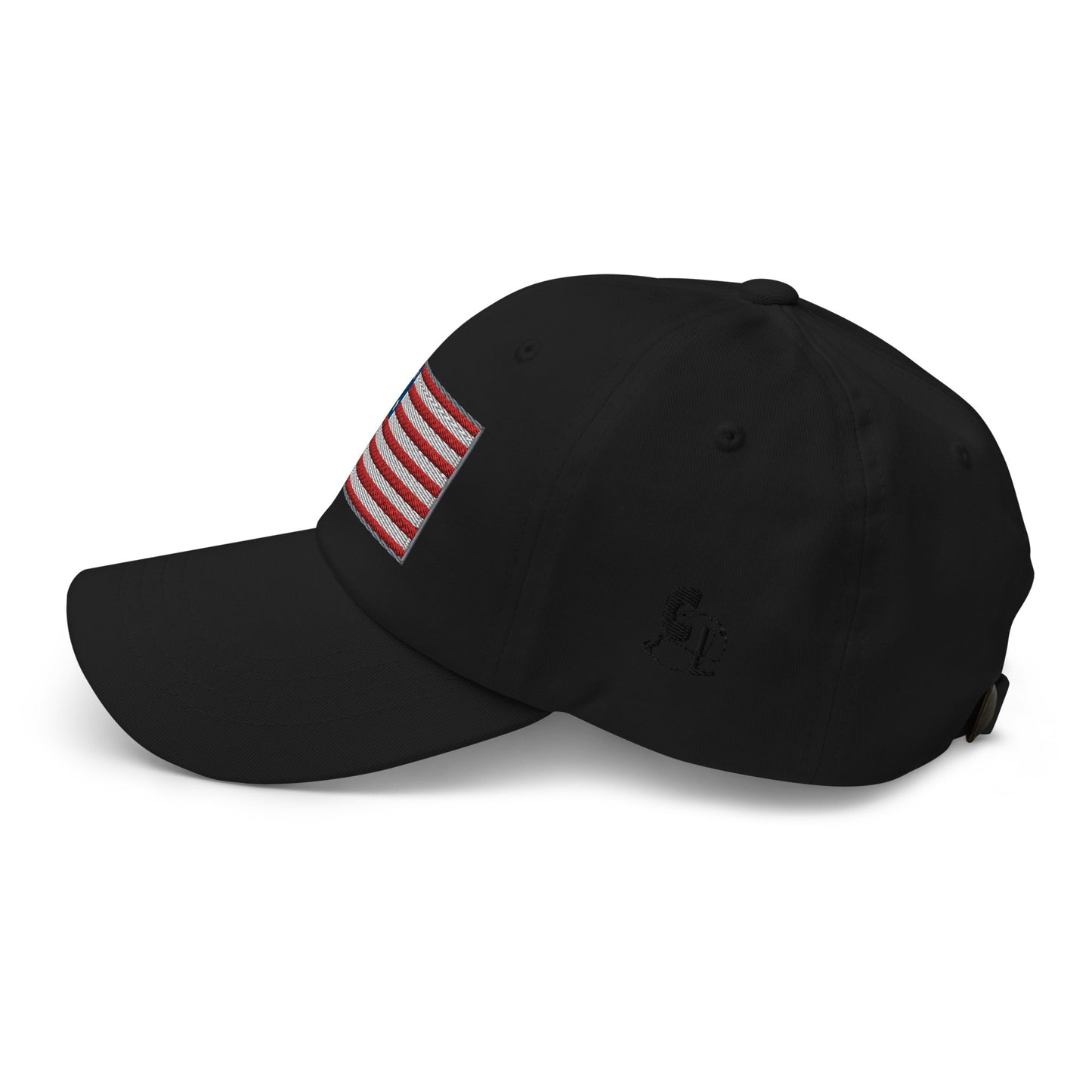 Casquette de Baseball de couleur noir "Drapeau Américain"