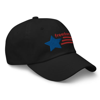 Casquette de Baseball de couleur noire "Freedom"