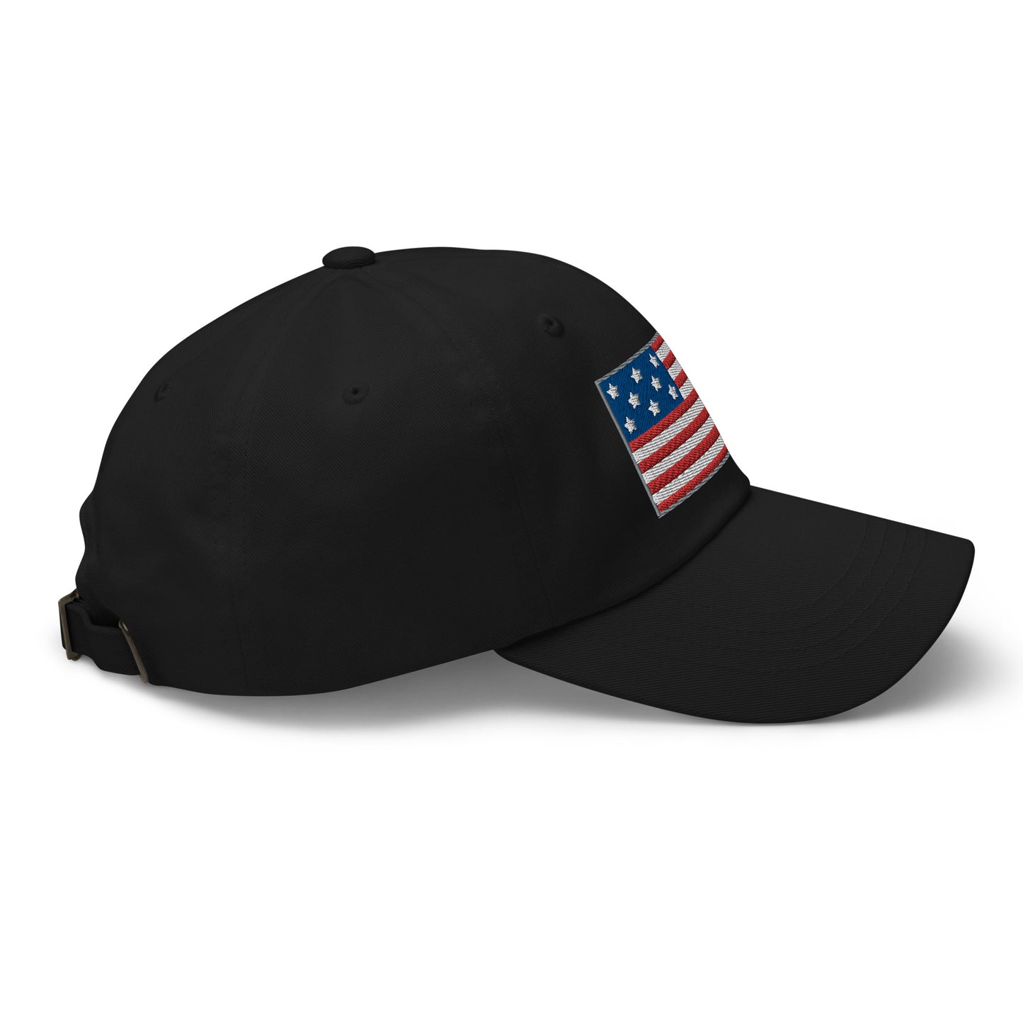 Casquette de Baseball de couleur noir "Drapeau Américain"