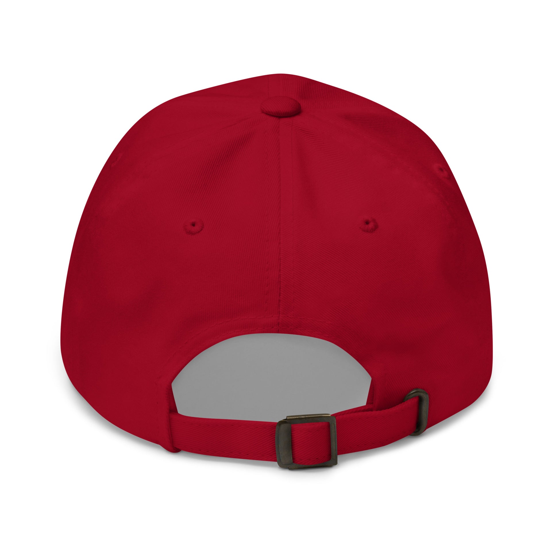 Casquette Baseball, brodée « Evolution de l'homme jusqu'à un guitariste », en Canneberge, vue arrière, image 26