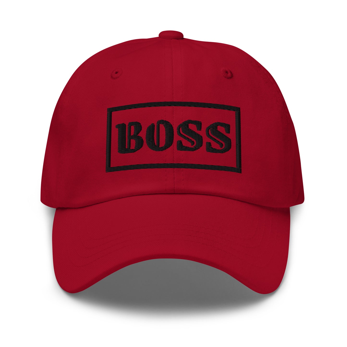 Casquette de Baseball de couleur rouge "Boss"