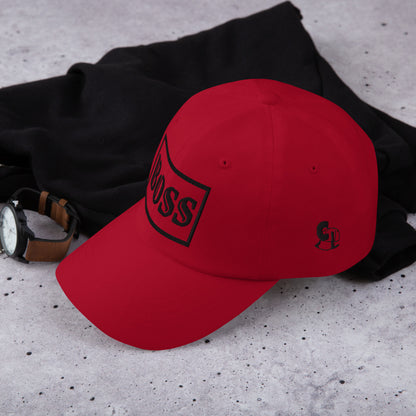 Casquette de Baseball de couleur rouge "Boss"