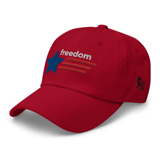 Casquette de Baseball de couleur rouge "Freedom"