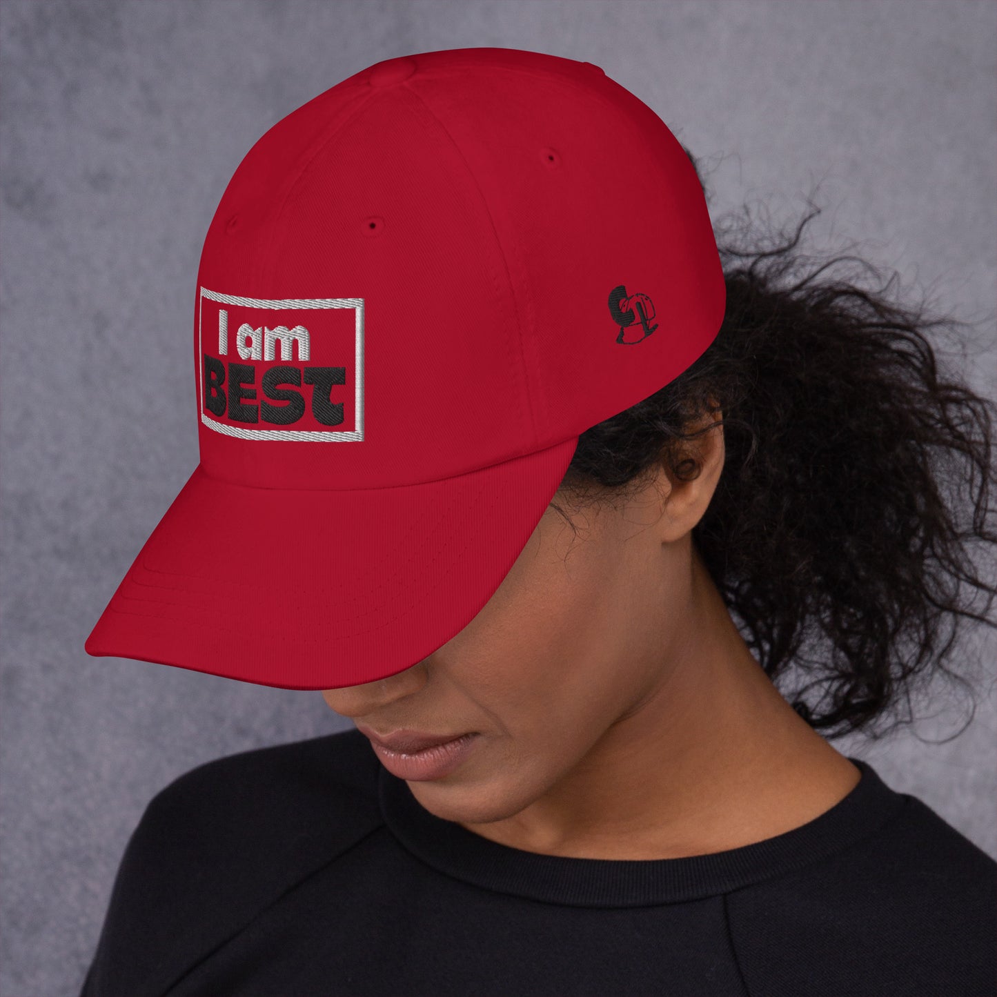 Casquette de Baseball de couleur rouge "I am Best"