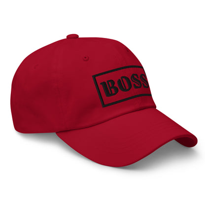 Casquette de Baseball de couleur rouge "Boss"