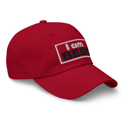 Casquette de Baseball de couleur rouge "I am Best"