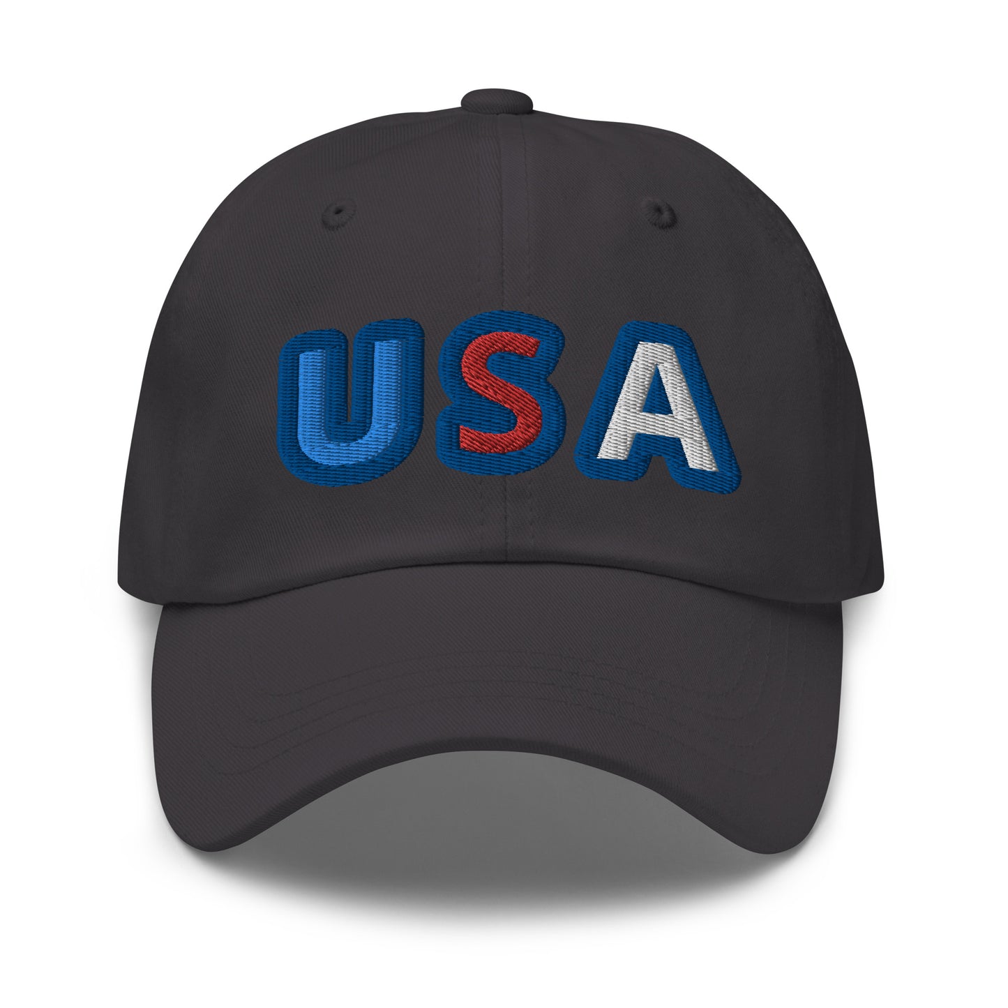 Casquette de Baseball de couleur grise foncée "USA"