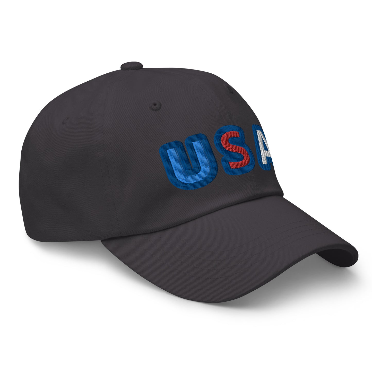 Casquette de Baseball de couleur grise foncée "USA"